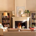 salón acogedor chimenea