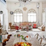 salon vintage blanco