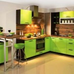cocina moderna verde